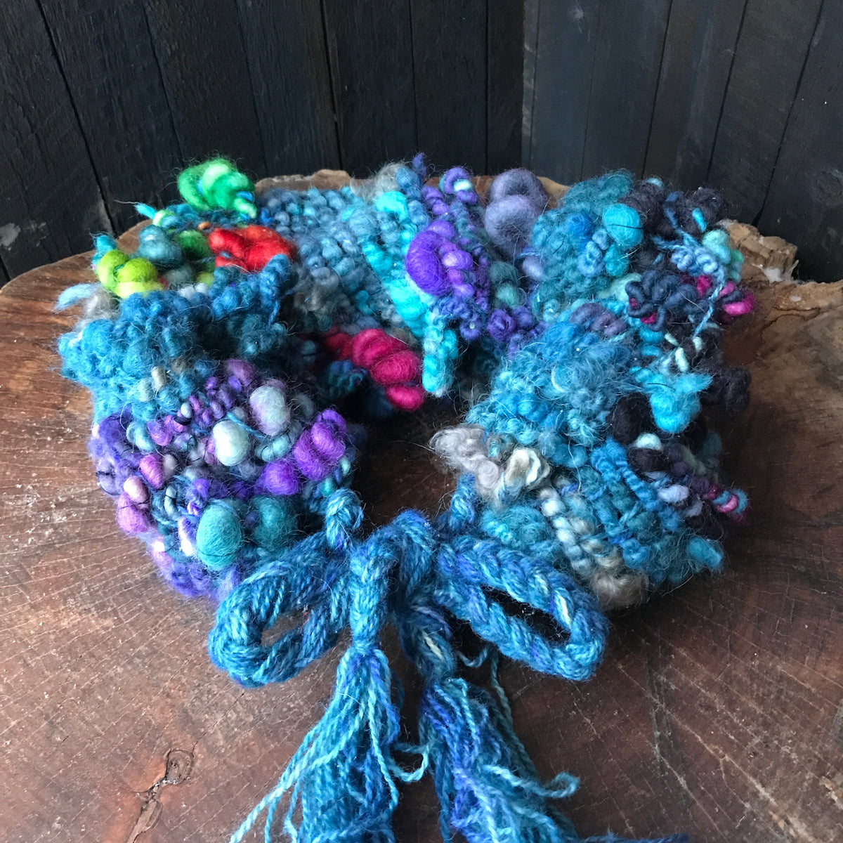 Blue cowl Col bleu - Mynoush