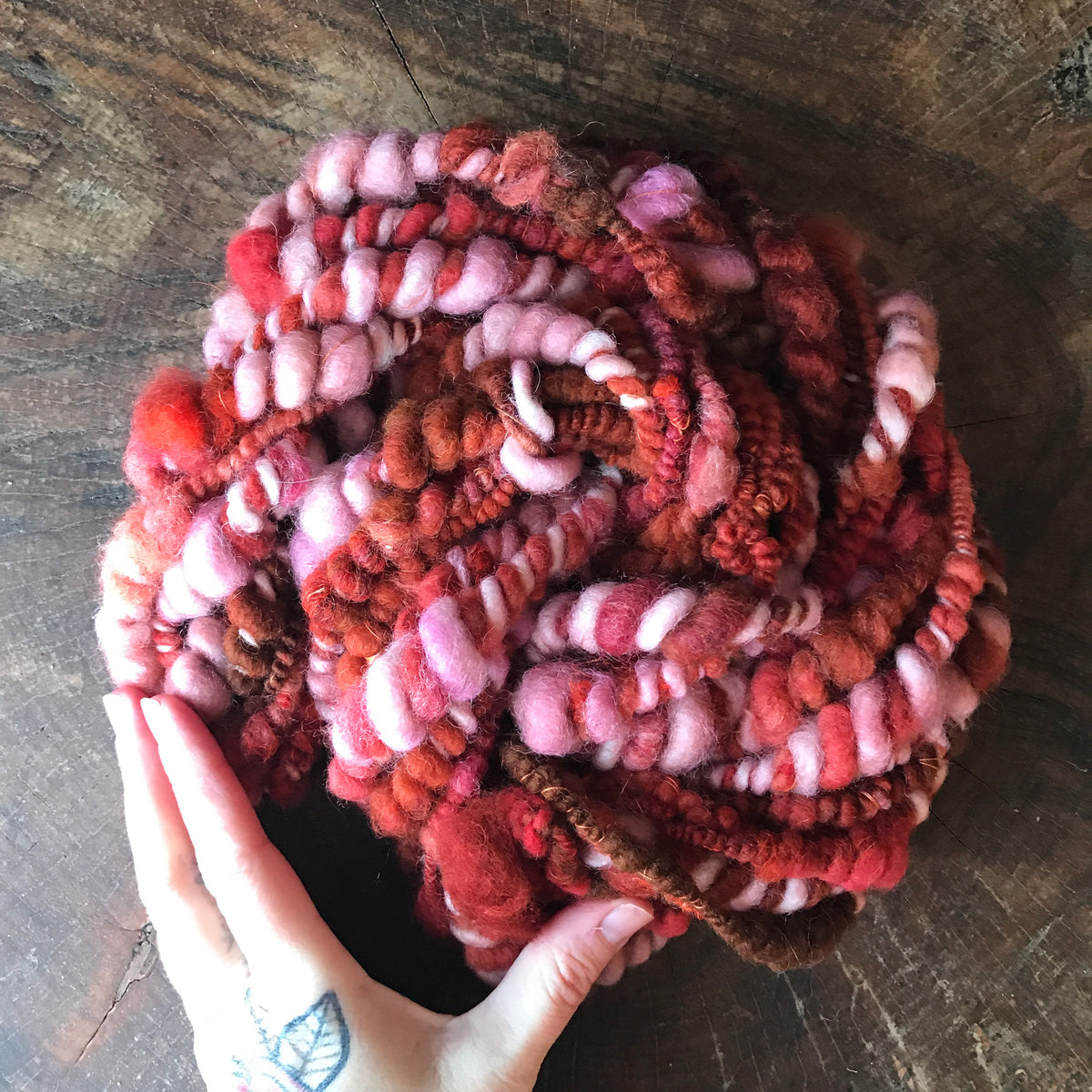 Orange art yarn 100g 12y - Mynoush