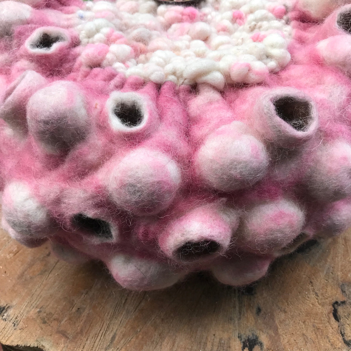 Pink Felted handbag | Sac en feutre - Mynoush