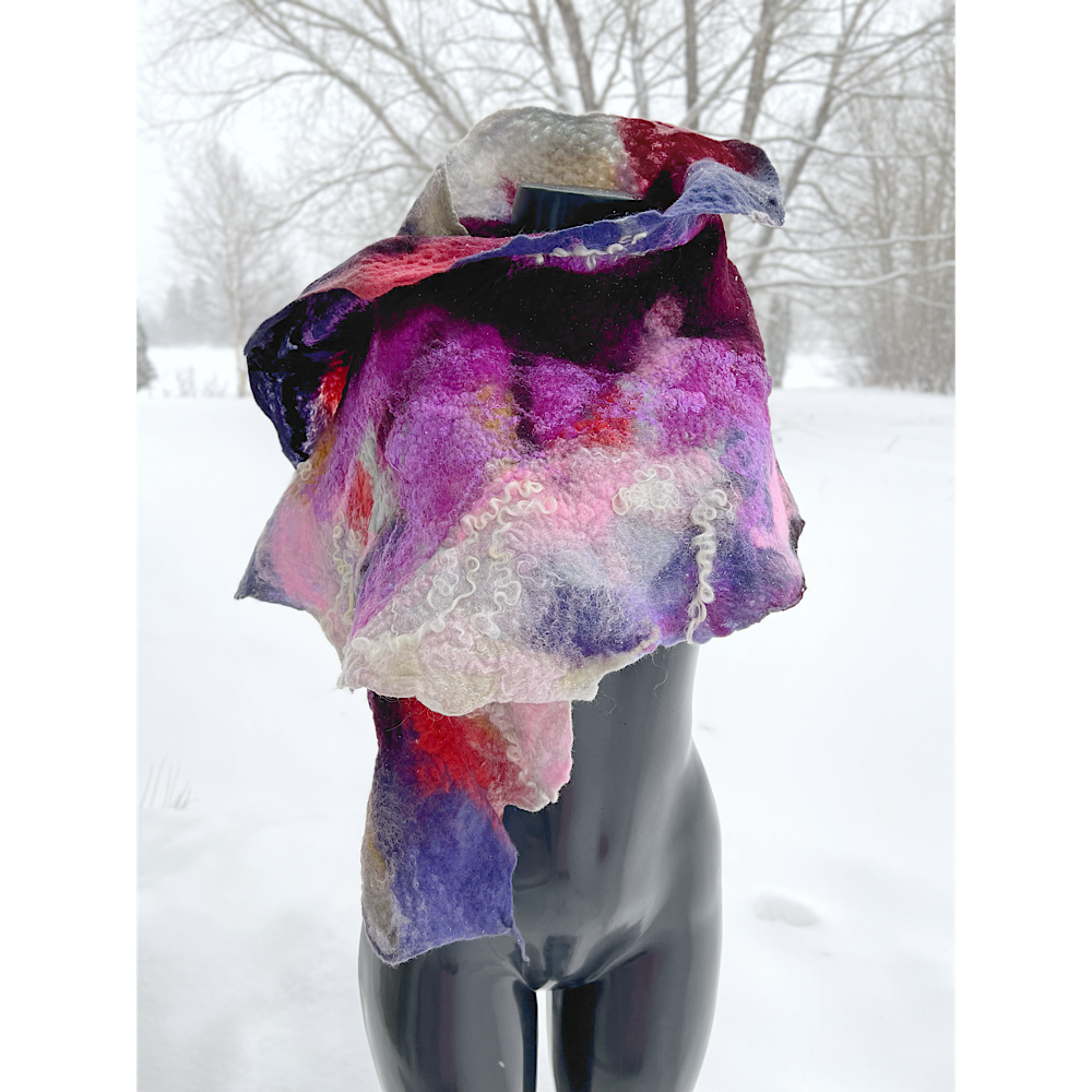 Felted scarf 2023