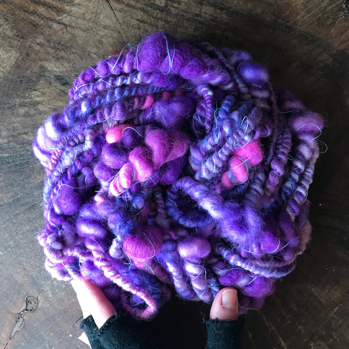 Purple art yarn 100g 13y - Mynoush