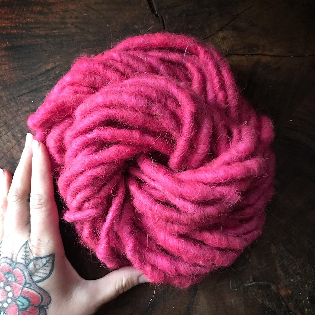 Rhubarbe Weaving yarn