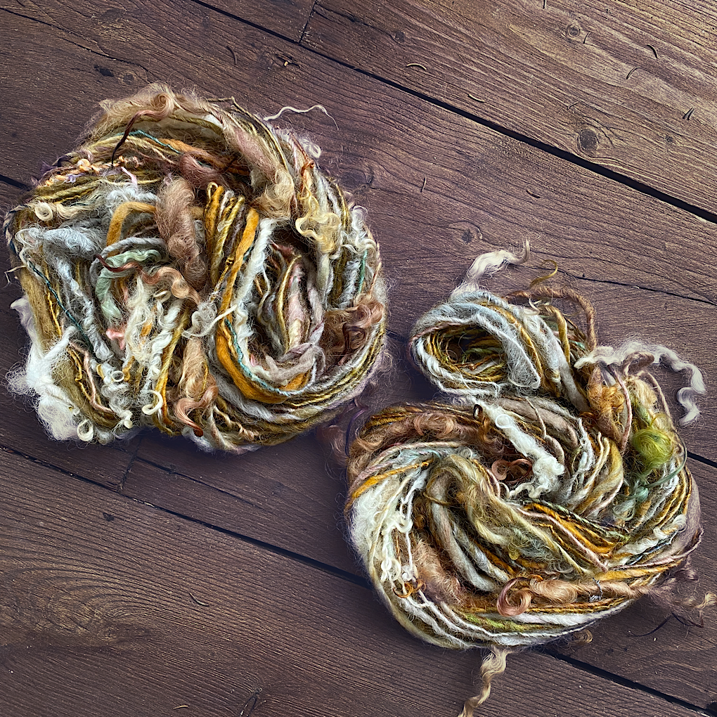 Goldie silk wool art yarn minis