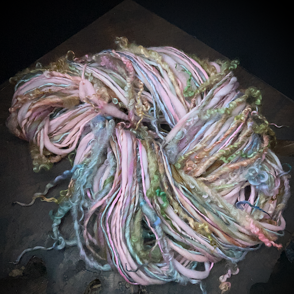 Porcelain garden single art yarn