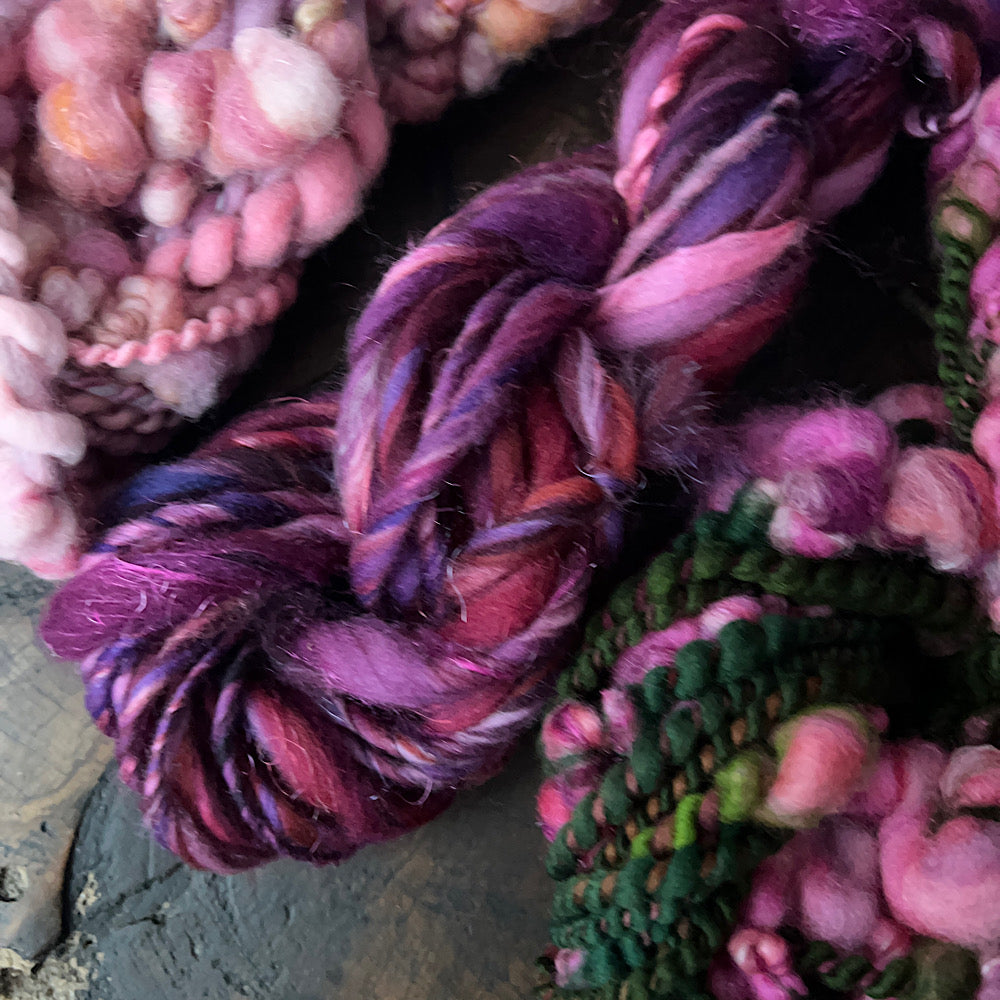 Art yarn trio for weaving 5.7 oz