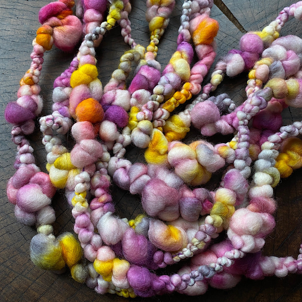 Orchid Jumbo boucle art yarn