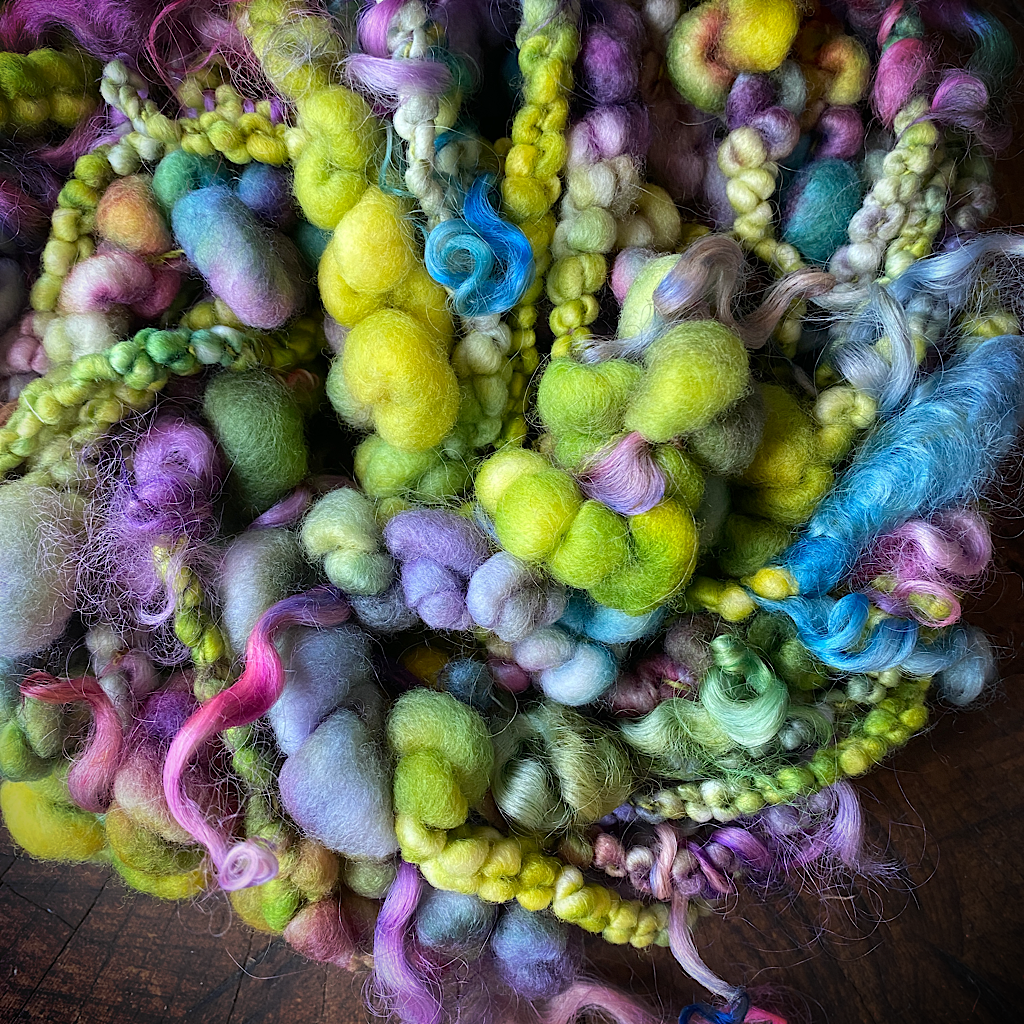 Frais du jardin  Art yarn
