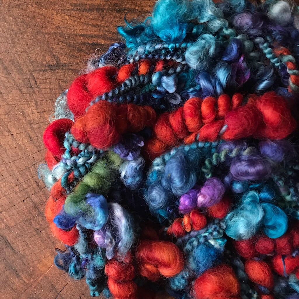 Bleuets Canneberges Art yarn