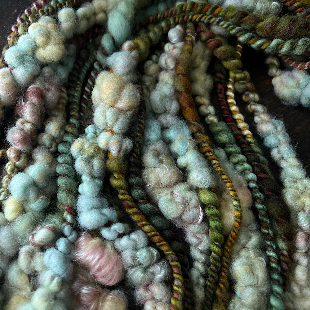 Woodland moss art yarn