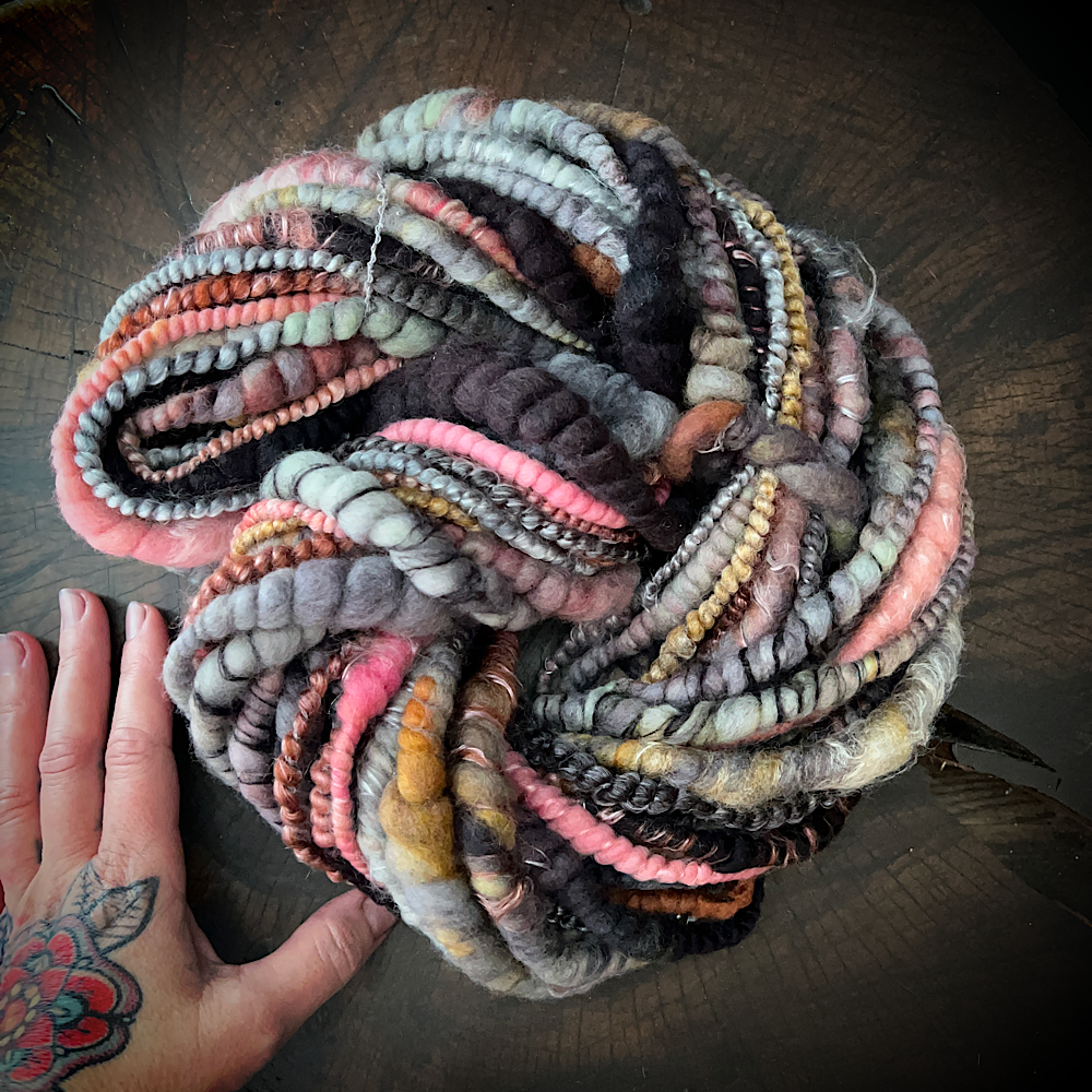 Golden rose - set of jumbo art yarn