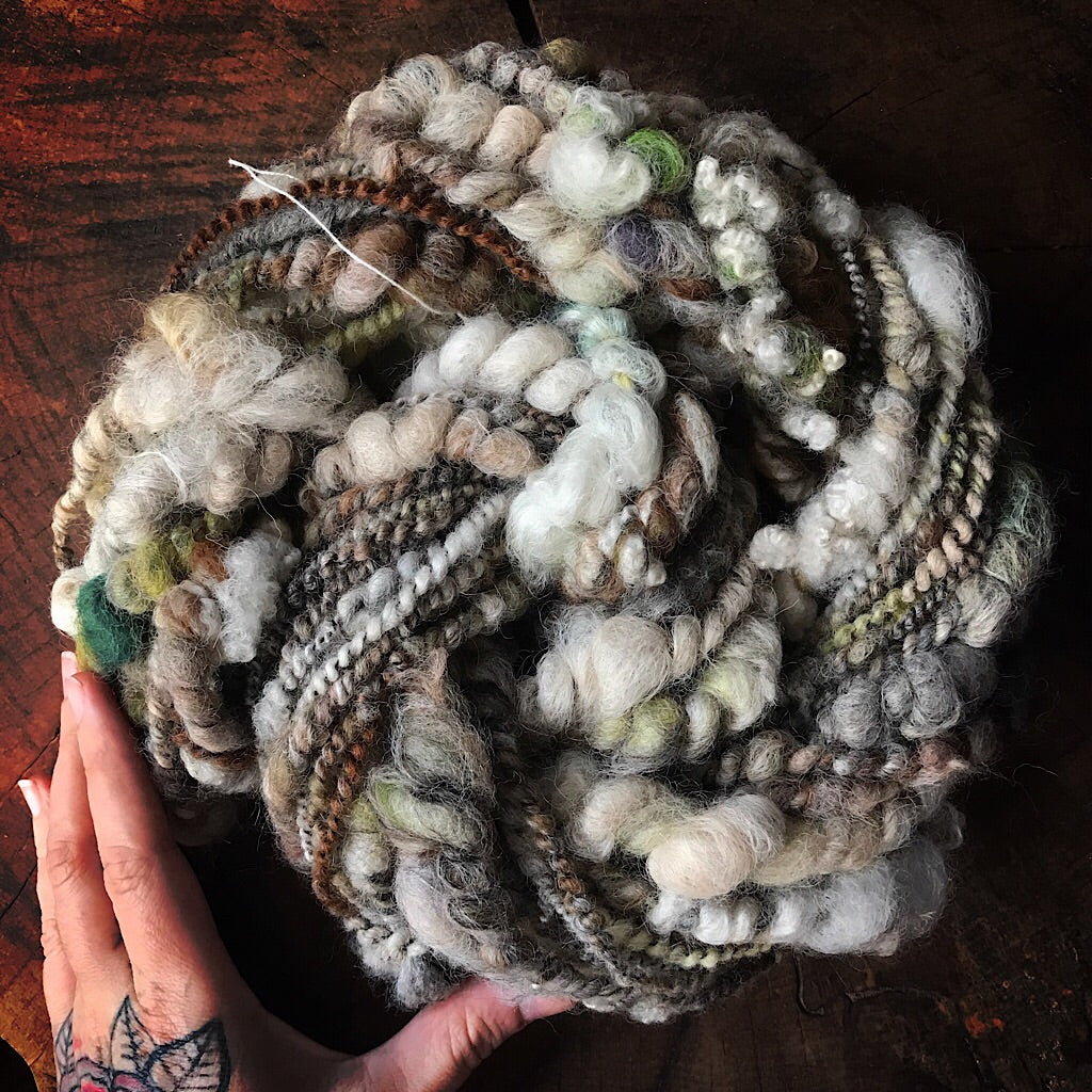 First snow - Art yarn