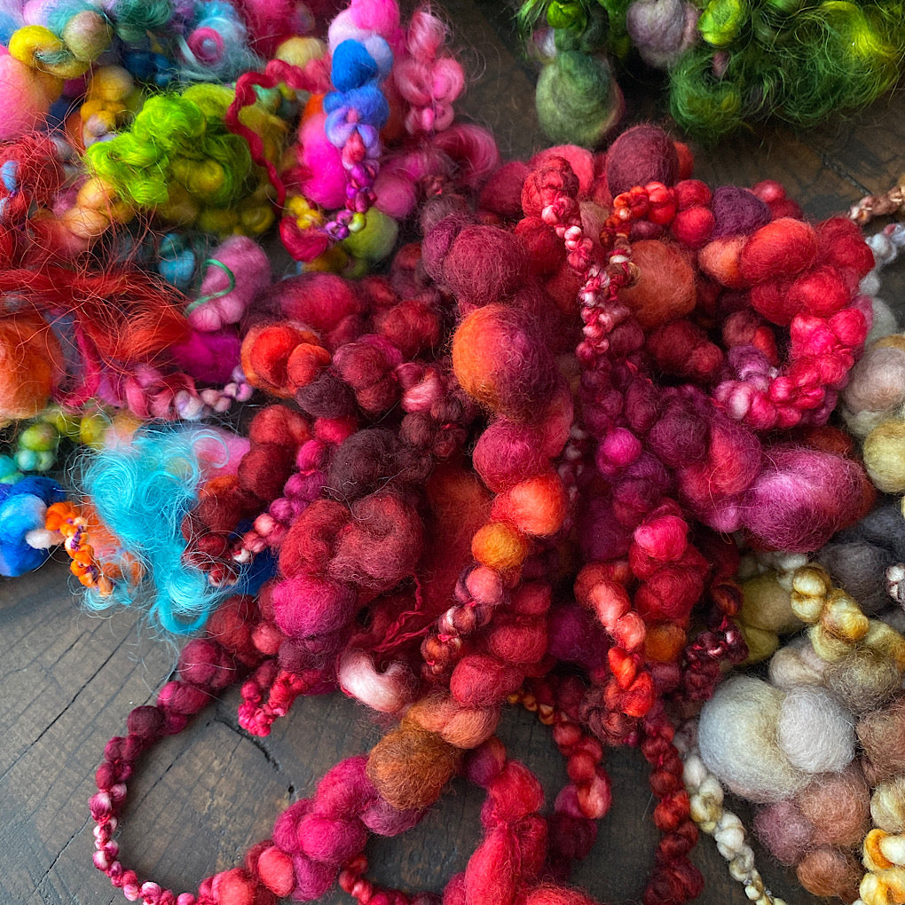 Large Set of art yarn- weaving kit