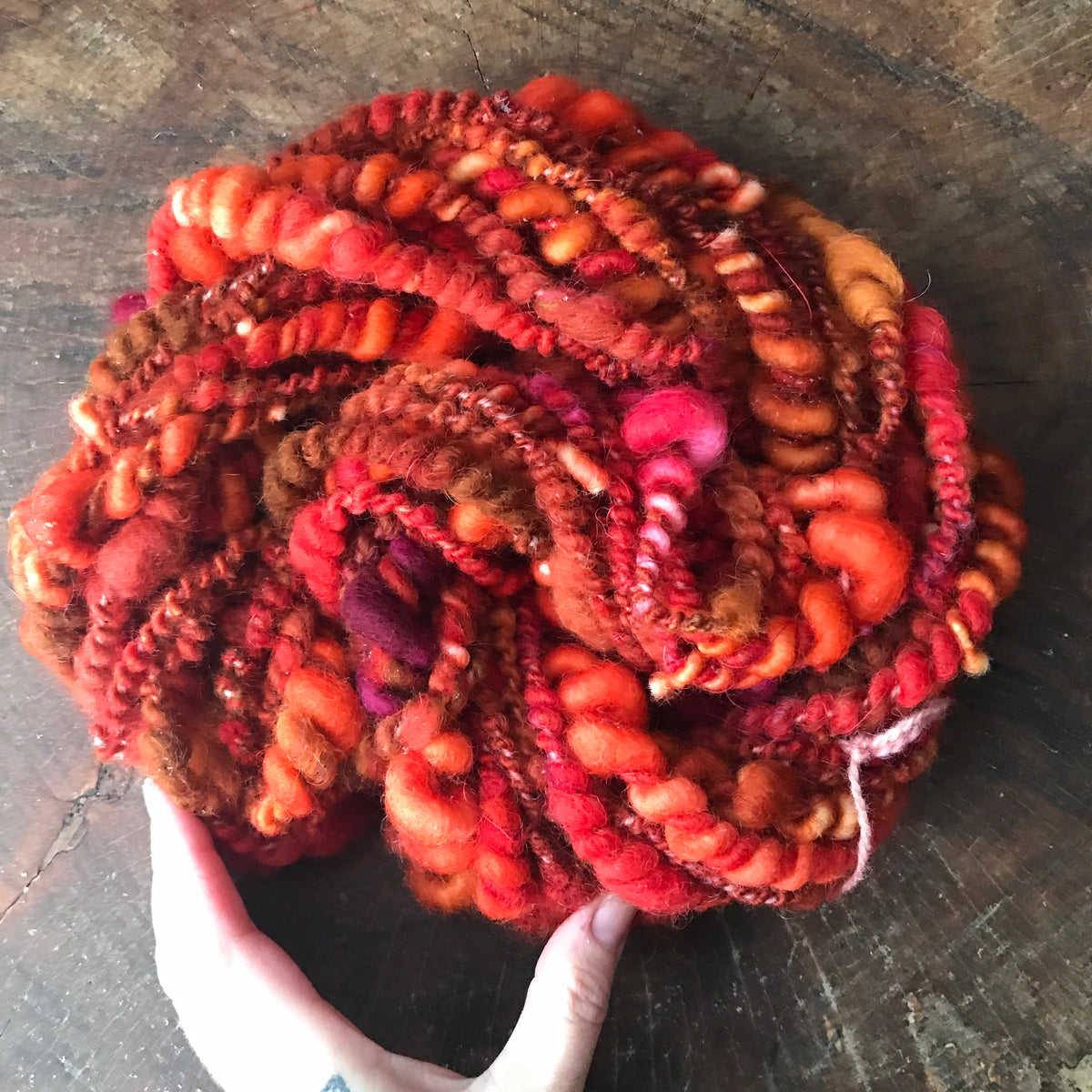 Orange art yarn 100g - Mynoush