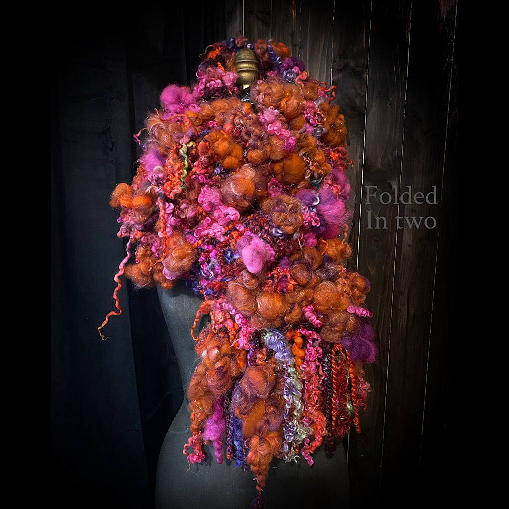 The Fiery Rose Scarf