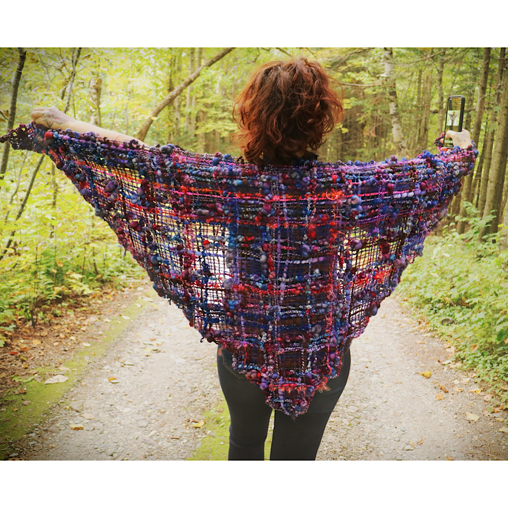 Nuit d’automne Woven Shawl