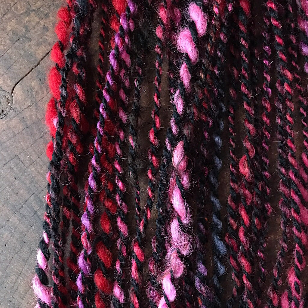 Vampire Hand spun yarn