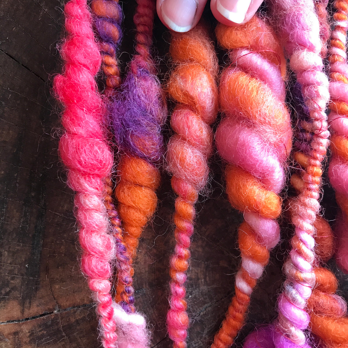 Orange art yarn 100g - Mynoush