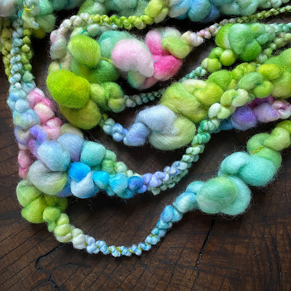 Jardin fleuri Jumbo boucle Art yarn