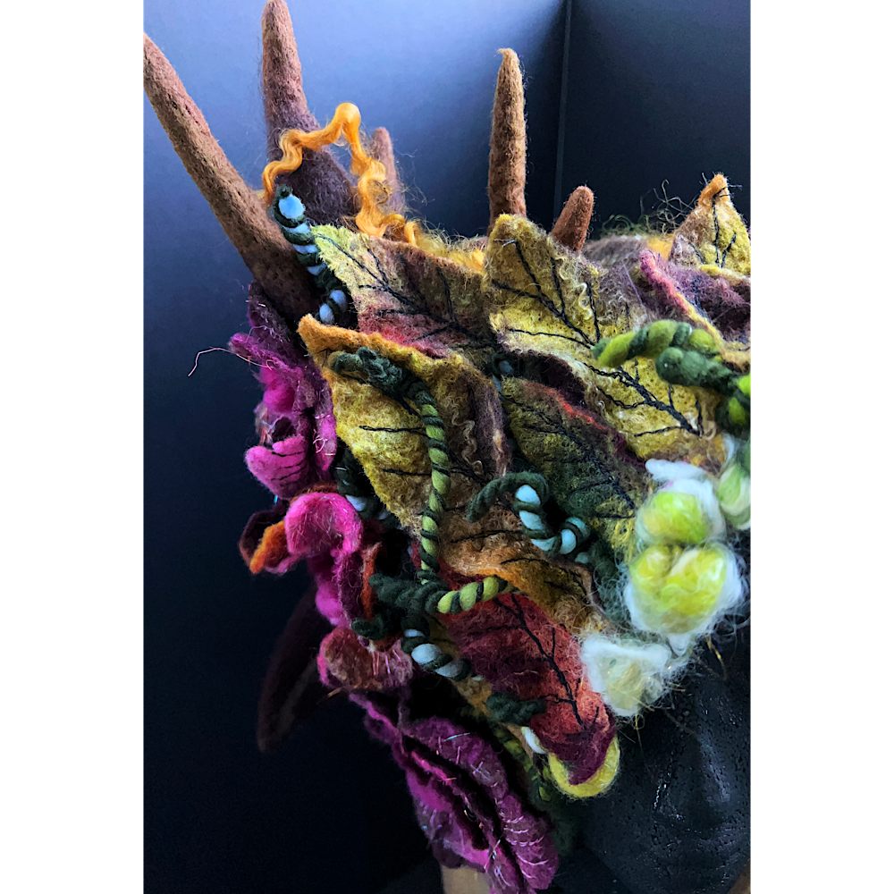 Faun felted Hood