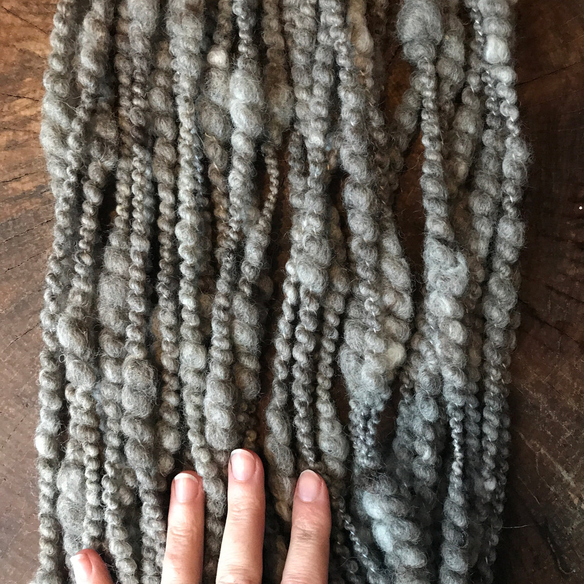 Grey eco wool yarn 100g - Mynoush