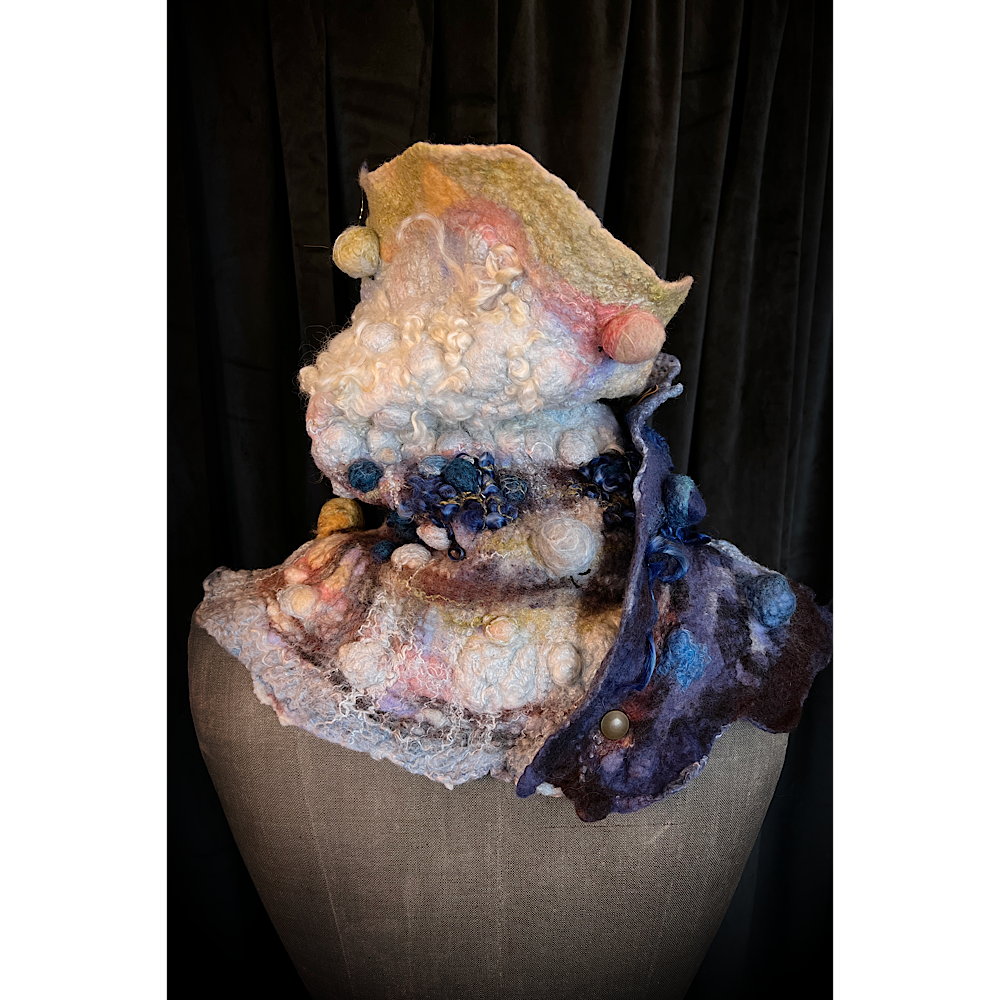 2022 Landscape serie  - felted scarf