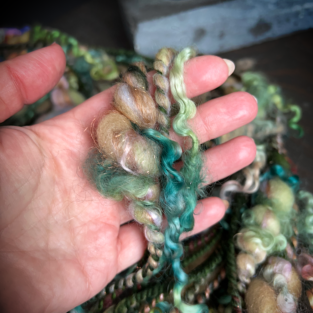 Hand spun art yarn