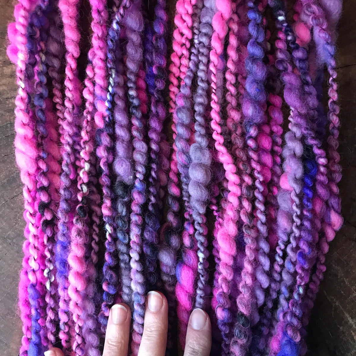 Purple art yarn 100g - Mynoush