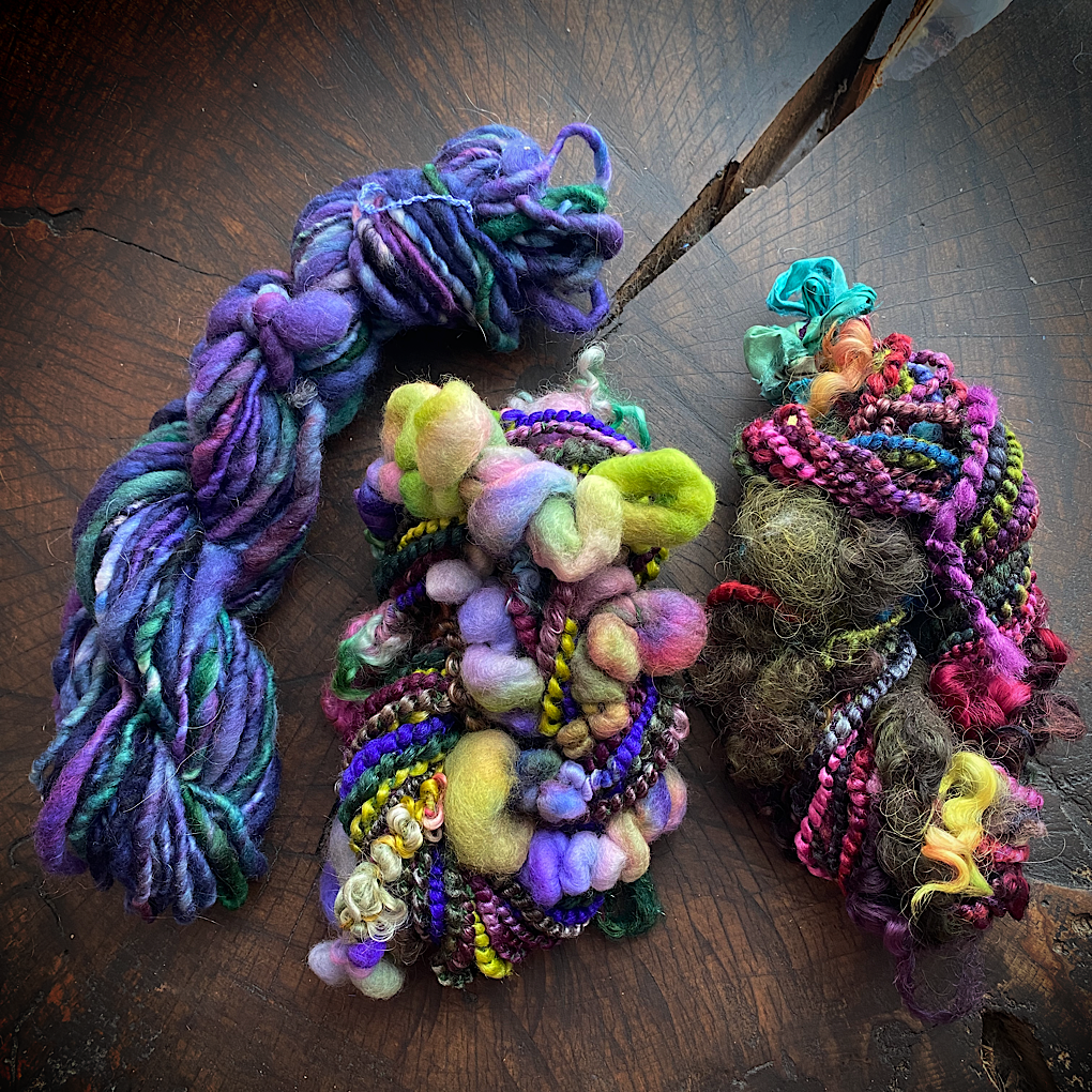 Weaver / knitters minis art yarn set