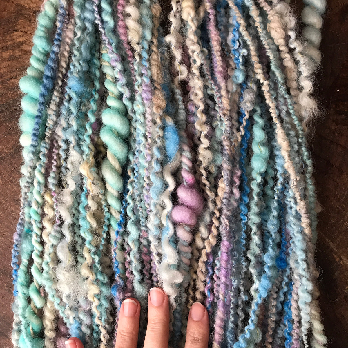 Pastel Blue art yarn 100g - Mynoush