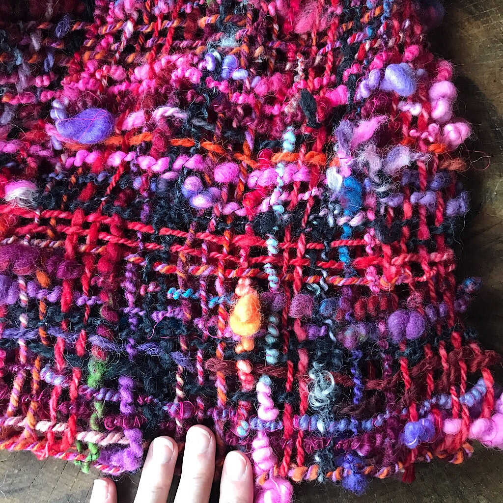 Esmeralda - hand woven shawl