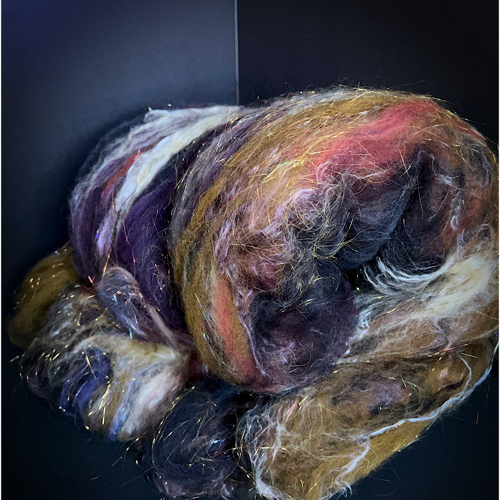 Batt for spinning yarn