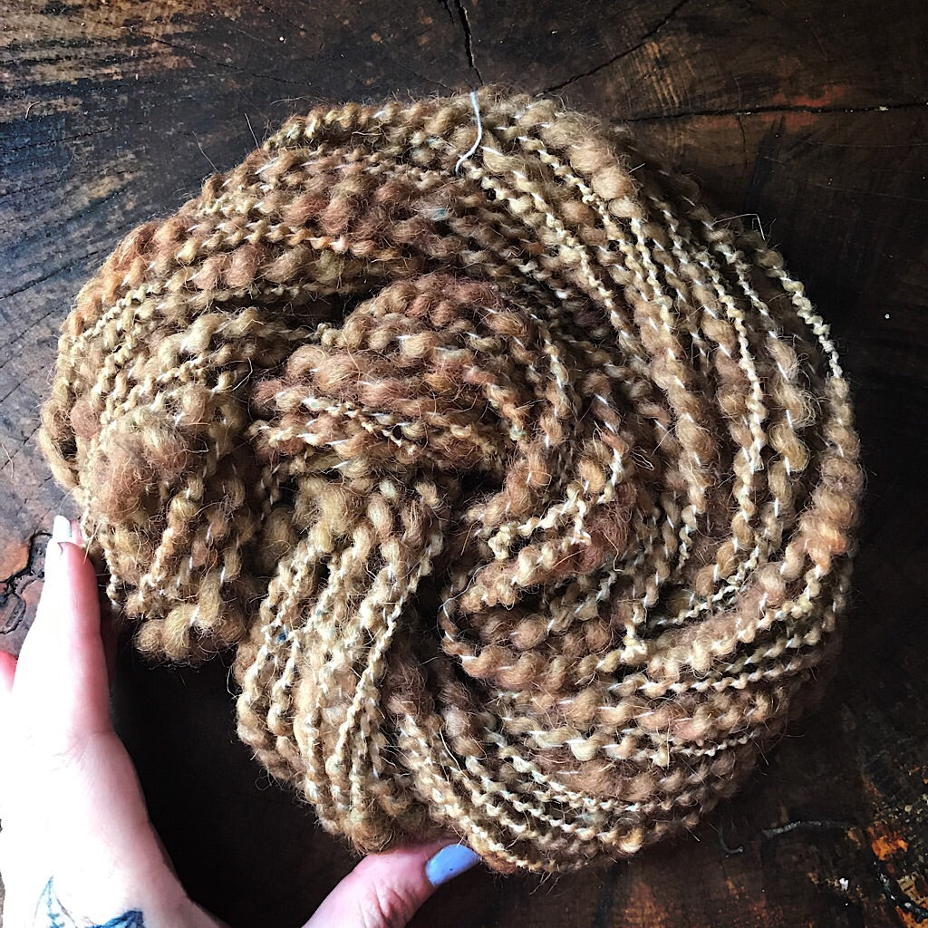 Walnut weaving yarn