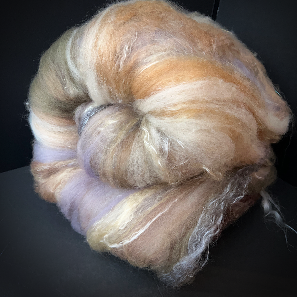 Batt for spinning yarn