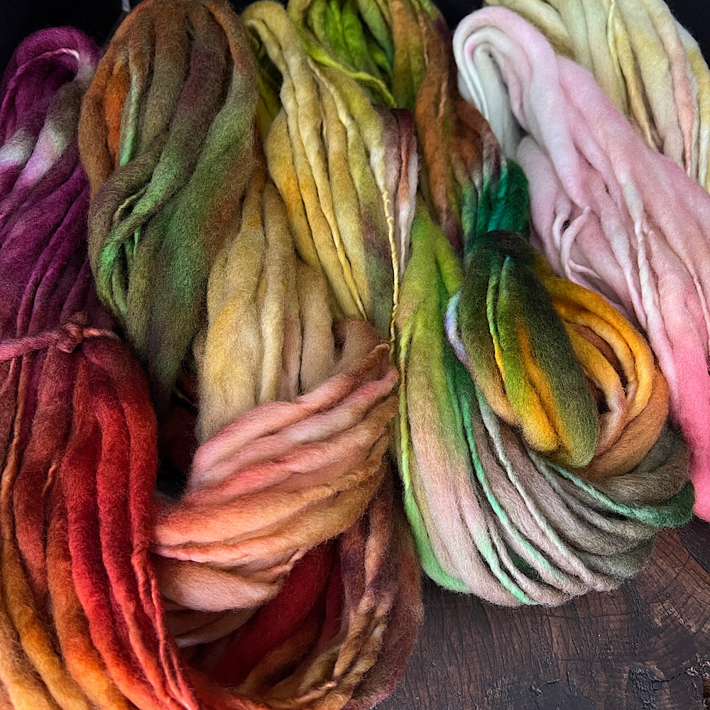 Fluffy yarn set of 3 skeins