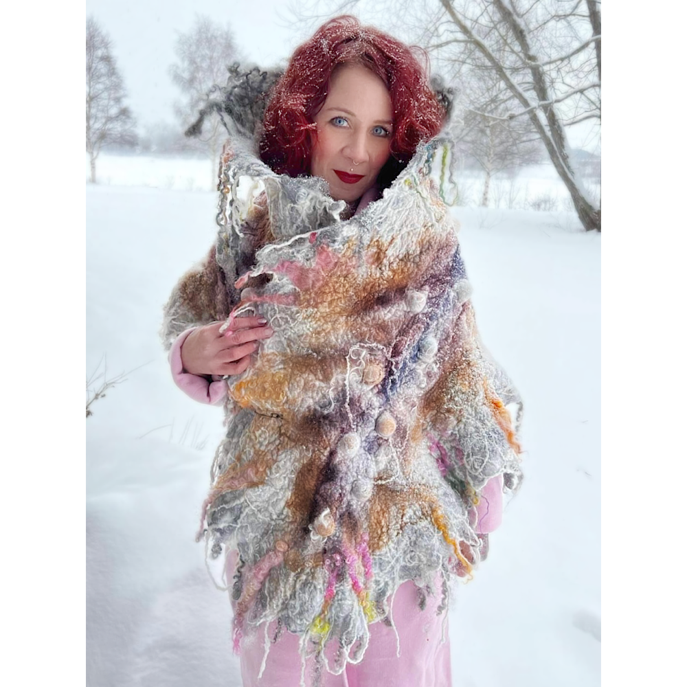 Felted Shawl 2023