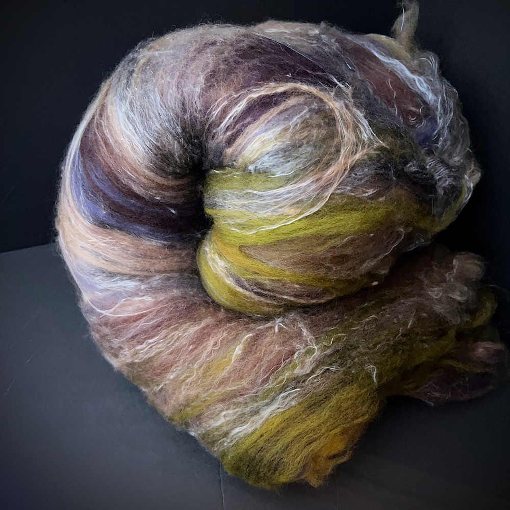 Batt for spinning yarn