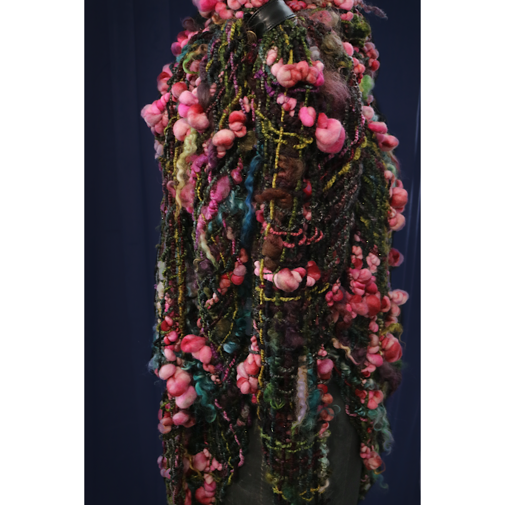 Kiss from a Rose 2 merino silk Shawl