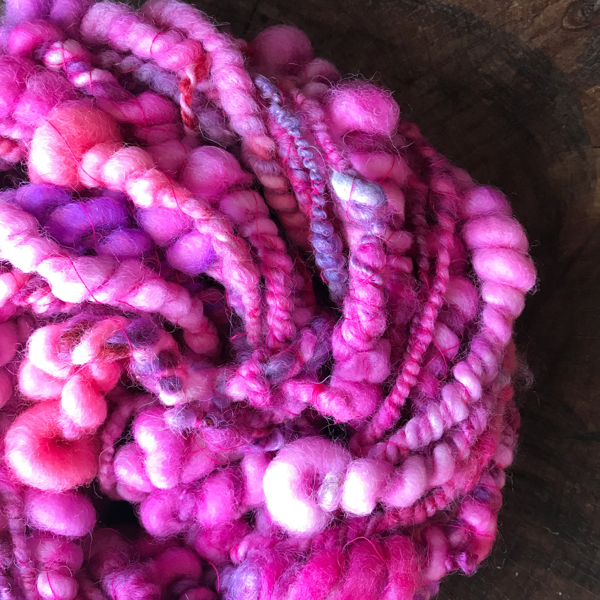 Pink art yarn 100g 16y - Mynoush