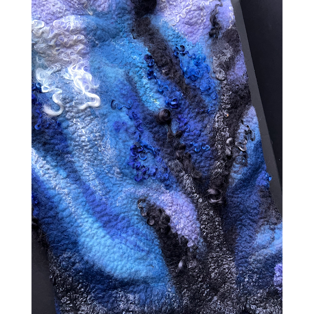 Felted snood cowl balaclava