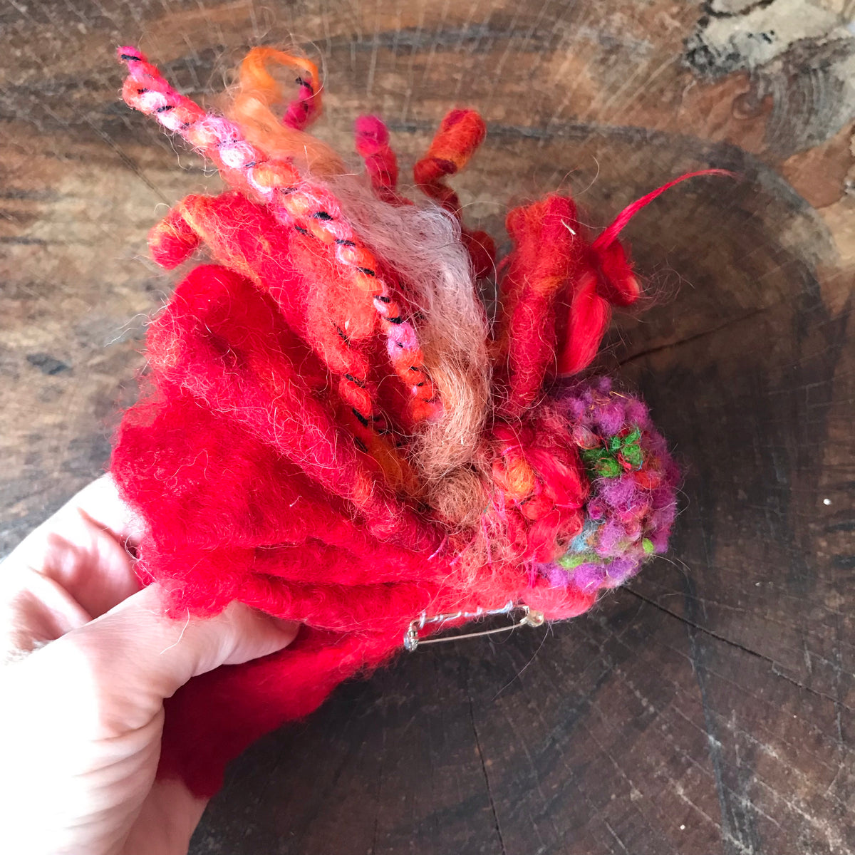 Flower brooch Broche fleur - Mynoush