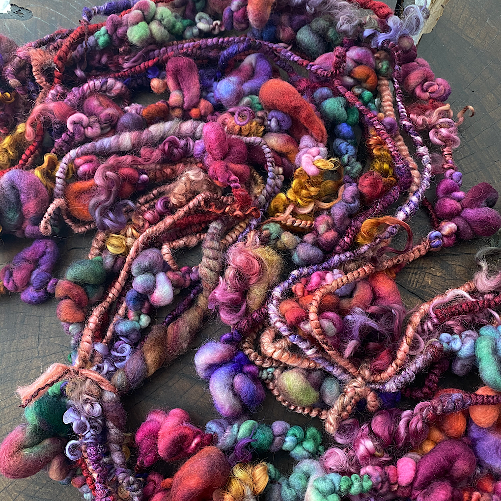 Golden Mina Signature silk art yarn