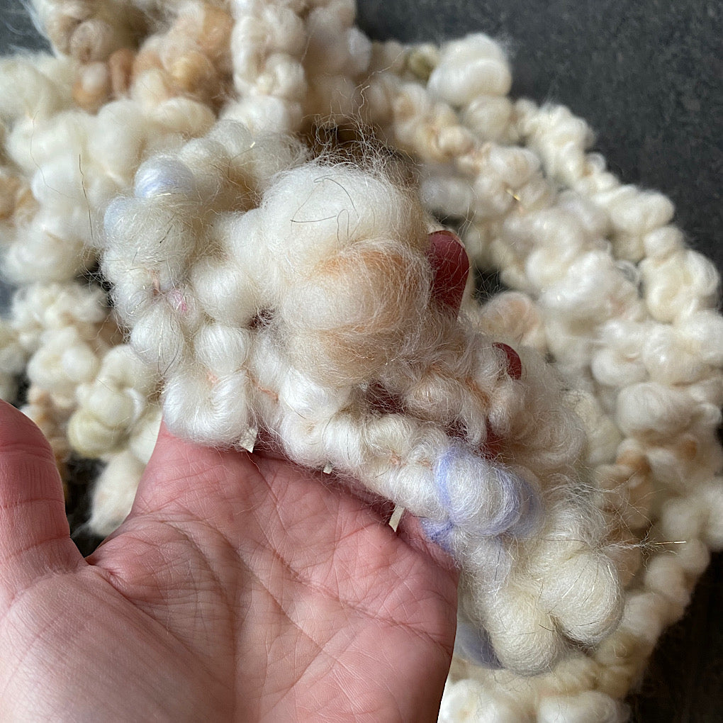 Snowflake Super Fluff jumbo Art yarn