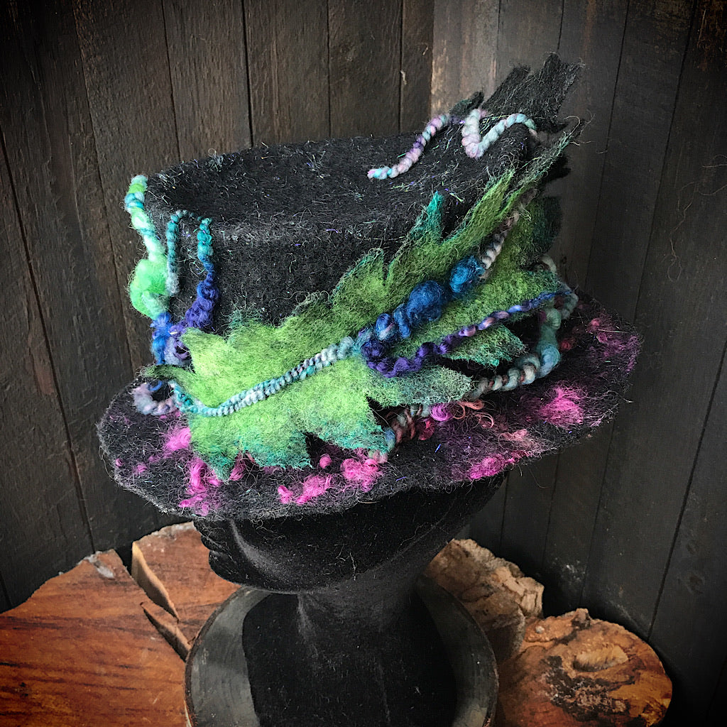 Felt top hat