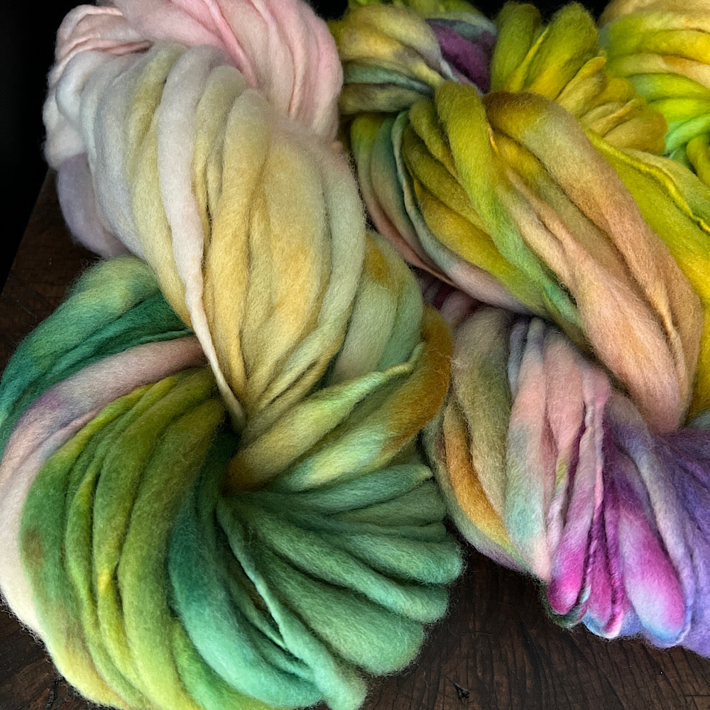 Fluffy yarn set of 3 skeins