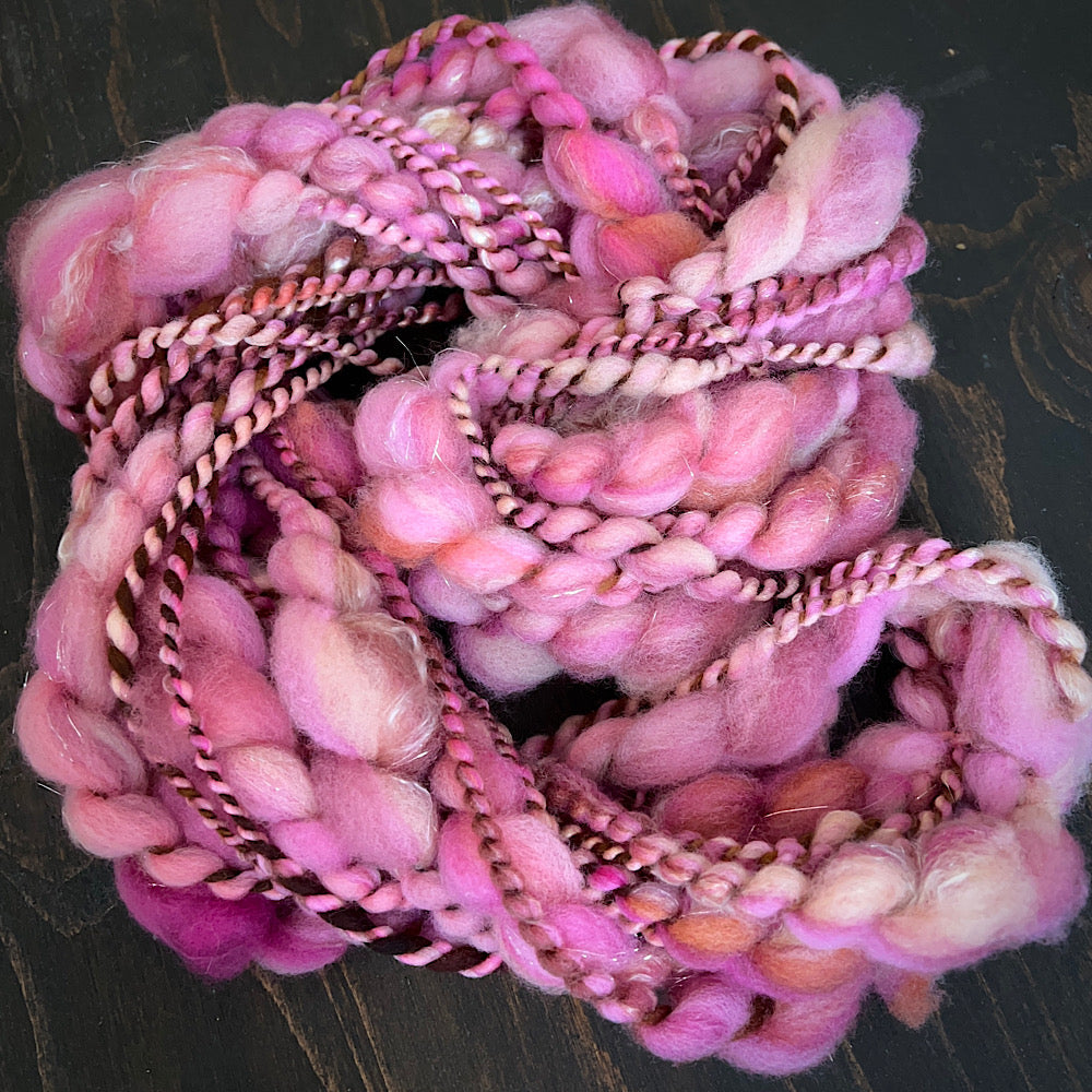Art yarn for weaving and knitting