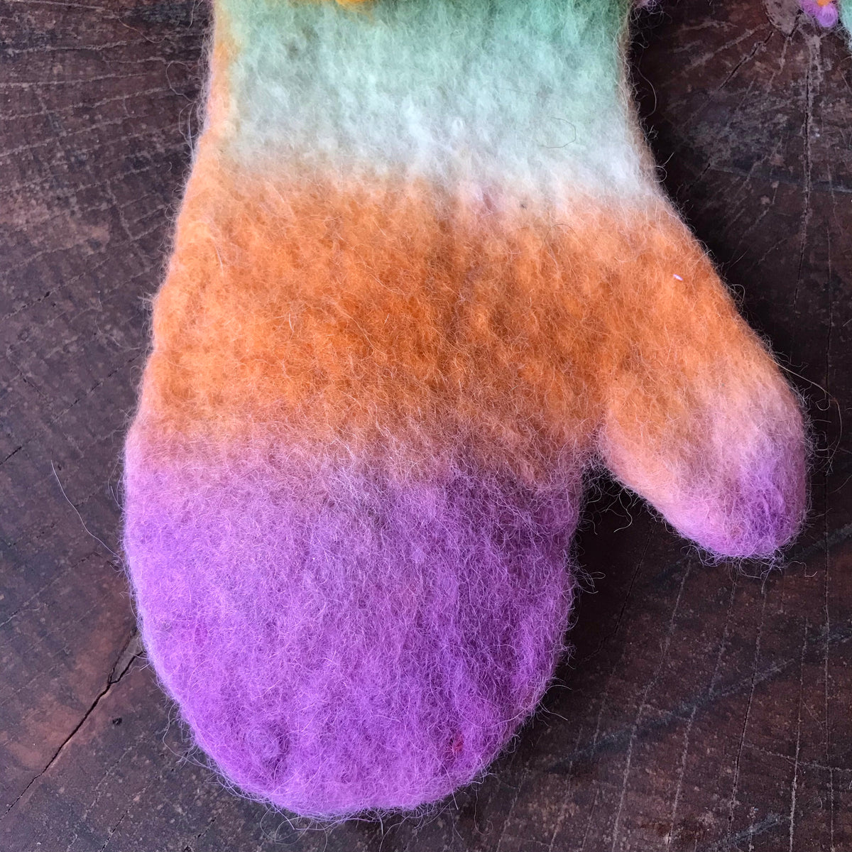 Kids alpaca mittens Mitaines alpaga enfant - Mynoush