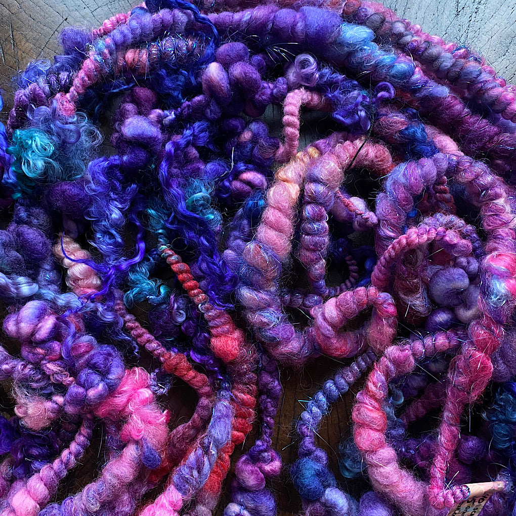 Sweet Ivy - Fluffy sparkly giant art yarn
