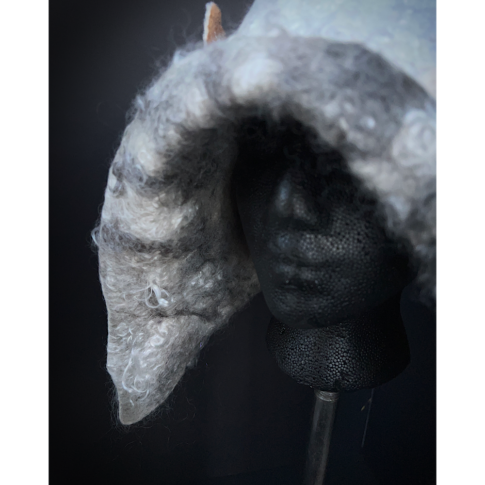 Felted fairy hood 23-24”