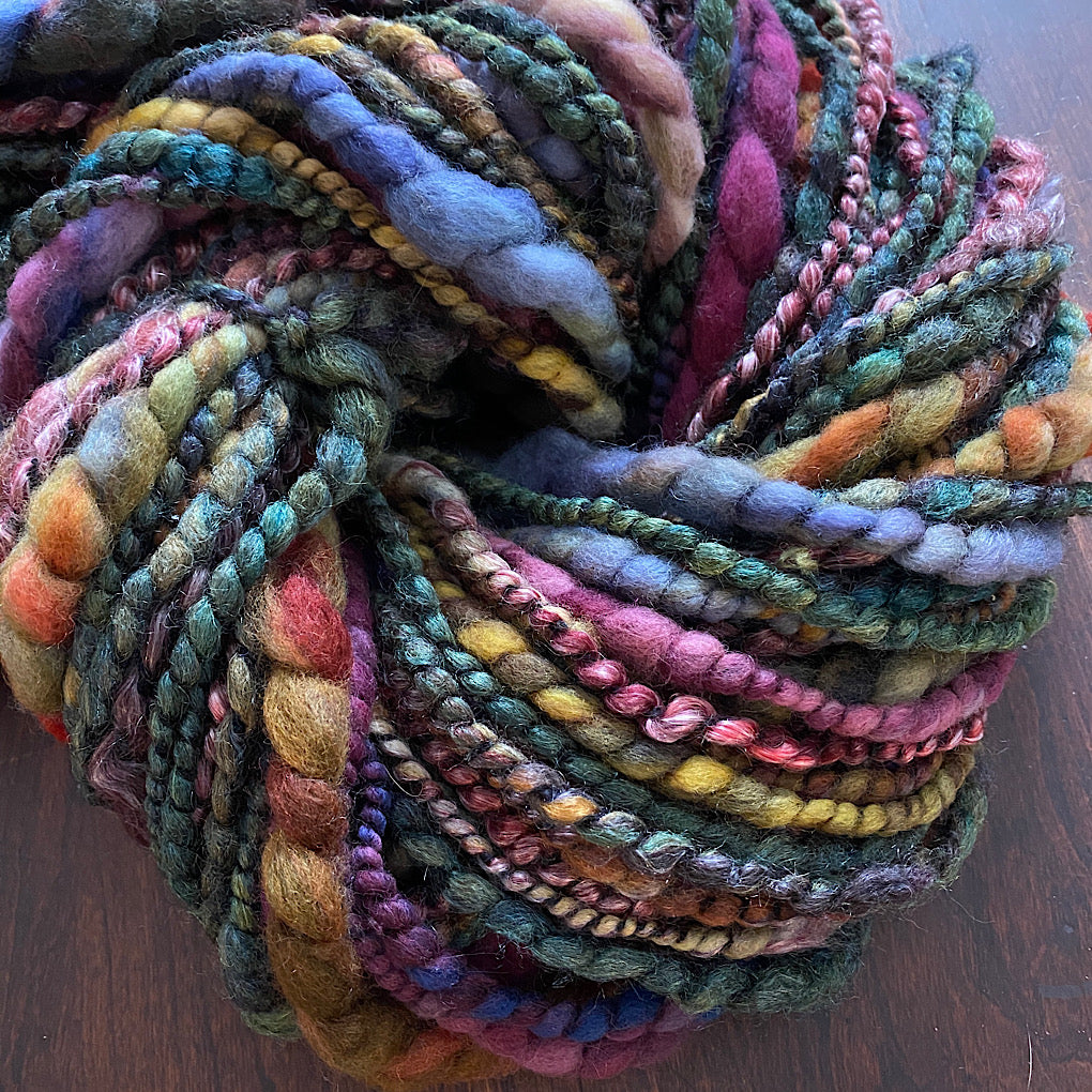 Prairie  - Merino tencel knitting art yarn