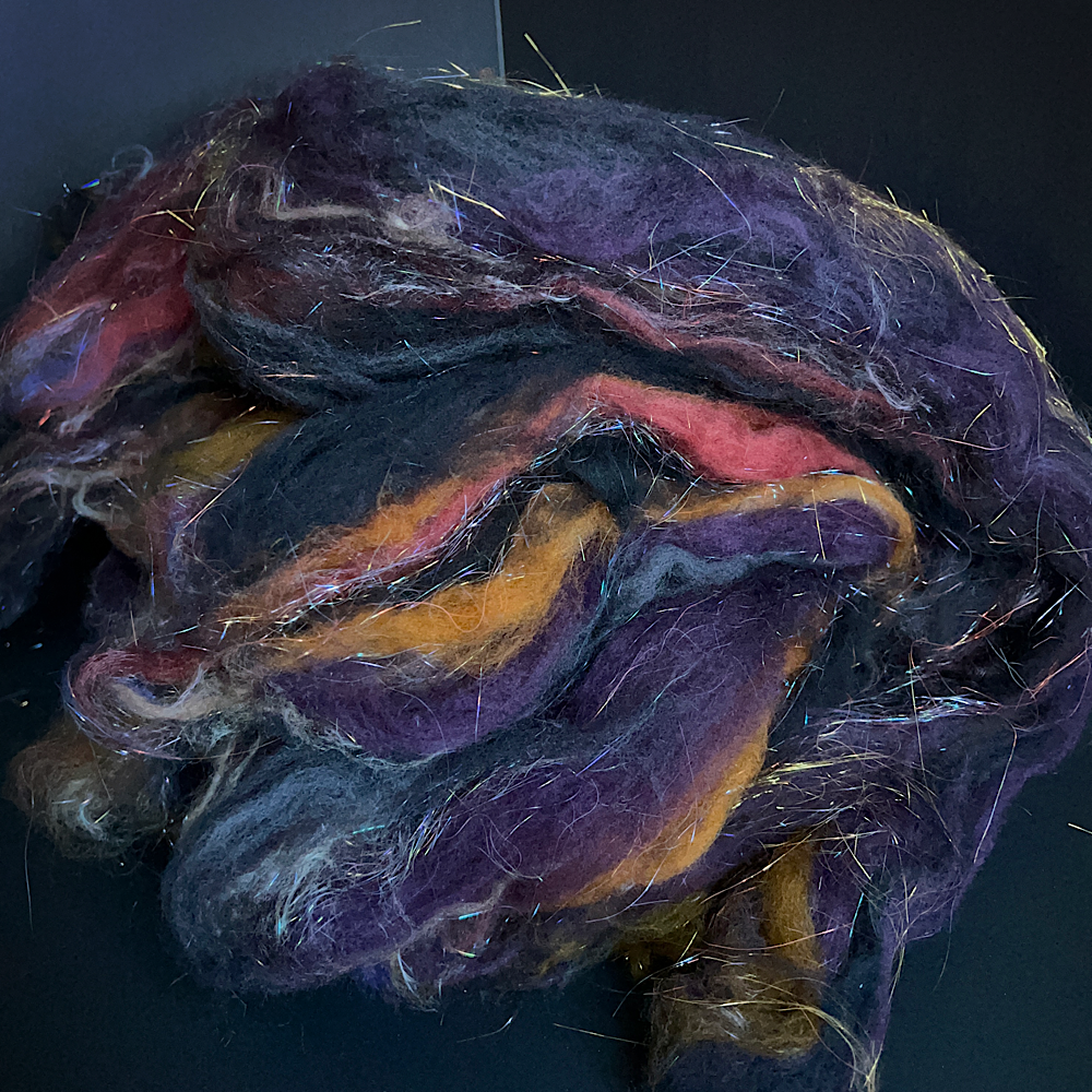 Batt for spinning yarn